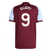 Aston Villa Harvey Elliott #9 Domáci futbalový dres 2025-26 Krátky Rukáv